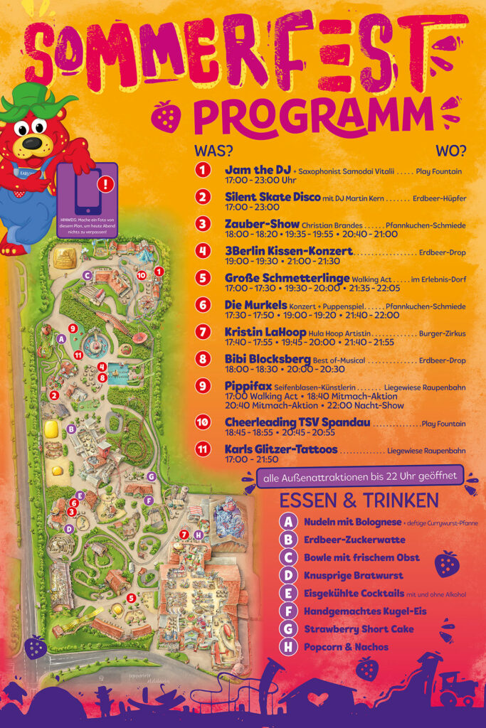 Sommerfest 2024 Programm