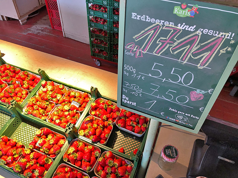 Erdbeeren Preis Juni 2025